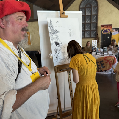 Zeichner auf der MACCnificent